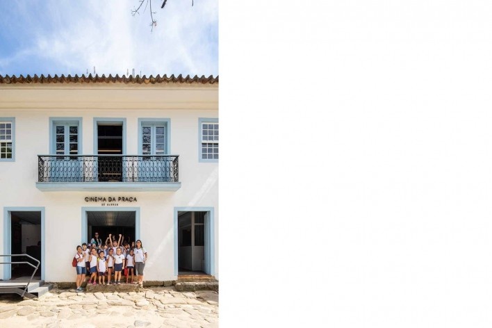Cinema da Praça, Paraty RJ, 2018. Arquitetos Luís Tavares e Marinho Velloso (autores) / Arquipélago Arquitetos<br />Foto Pedro Napolitano Prata 