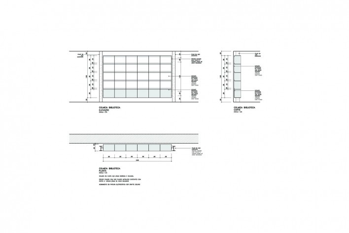 Cinema da Praça, detalhamento colméia biblioteca, Paraty RJ, 2018. Arquitetos Luís Tavares e Marinho Velloso (autores) / Arquipélago Arquitetos<br />Imagem divulgação  [Arquipélago Arquitetos]