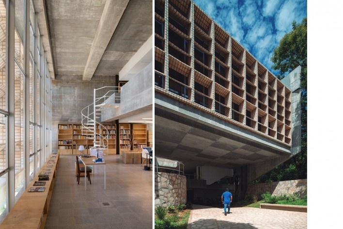 Casa Pastoral Monseñor Juan Sinforiano Bogarín — Conferencia Episcopal Paraguaya, Asunción, Paraguay, 2020. Arquitectos Nicolás Berger, Giacomo Favilli y Sergio Ruggeri (autores)<br />Foto Luis Ayala 