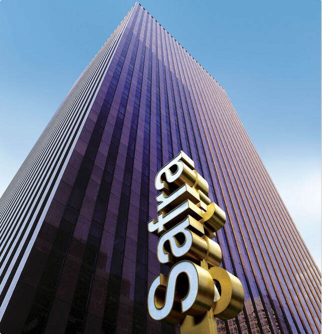 Fachada do prédio do Banco Safra